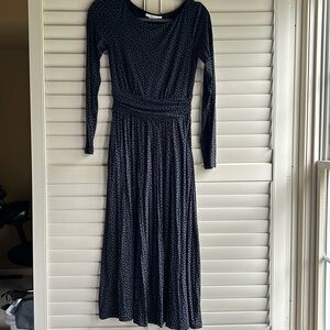 Boden long sleeve midi dress size 4
